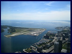 Views from CN Tower 28 - Toronto City Airport, Toronto Islands